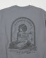 RADIALL | SHAKEDOWN BOULEVARD - CREW NECK T-SHIRT L/S - Steel Gray