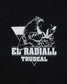 RADIALL | TRUE DEAL POT - CREW NECK SWEATSHIRT L/S - Black