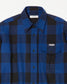 RADIALL | TAILGATE - REGULAR COLLARED SHIRT L/S - Navy/Black
