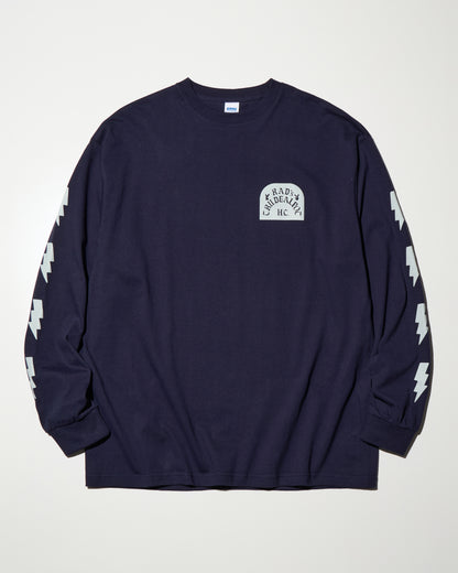 RADIALL | TOMBSTONE - CREW NECK T-SHIRT L/S - Navy