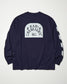 RADIALL | TOMBSTONE - CREW NECK T-SHIRT L/S - Navy