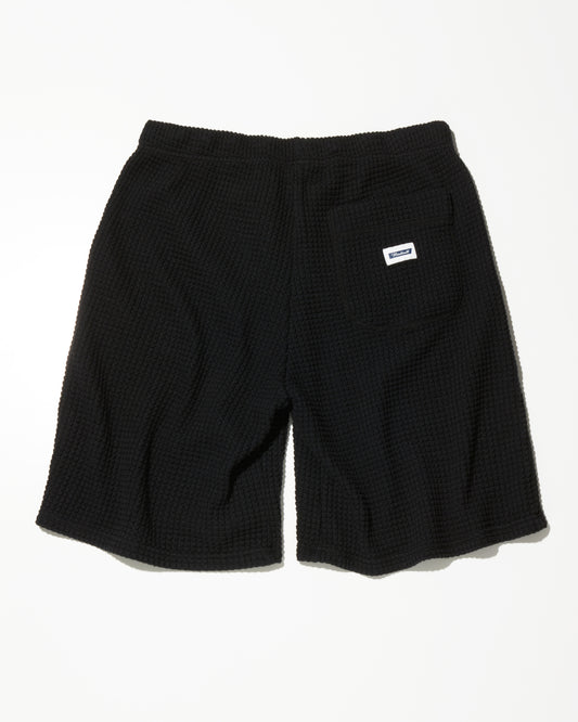 【4.20 (Sat) 12:00 Release.】RADIALL | BIG WAFFLE - STRAIGHT FIT EASY SHORTS - Black