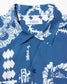 RADIALL | VERSIONS - OPEN COLLARED SHIRT S/S - Konpeki Blue