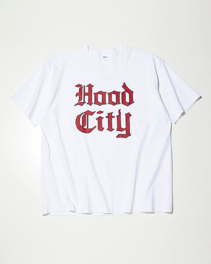 RADIALL | HOOD CITY - CREW NECK T-SHIRT S/S - White