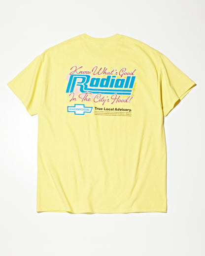 RADIALL | CUTLASS - CREW NECK T-SHIRT S/S - Yellow