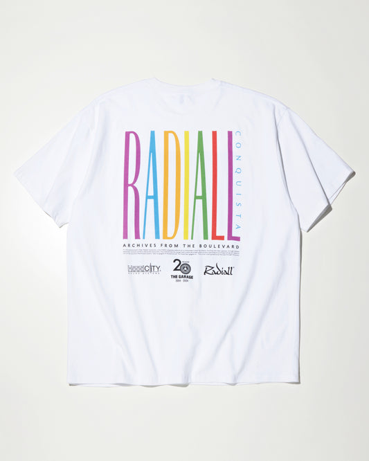 RADIALL | CONQUISTA - CREW NECK T-SHIRT S/S - White