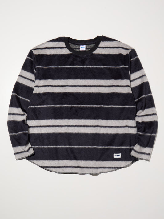 RADIALL | Baja - CREW NECK T-SHIRT L/S - Midnight Black