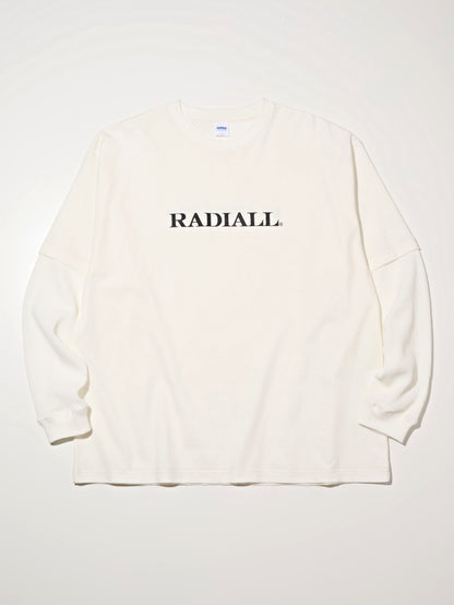 RADIALL | Board Walk - FAKE LAYERED T-SHIRT L/S - Off White