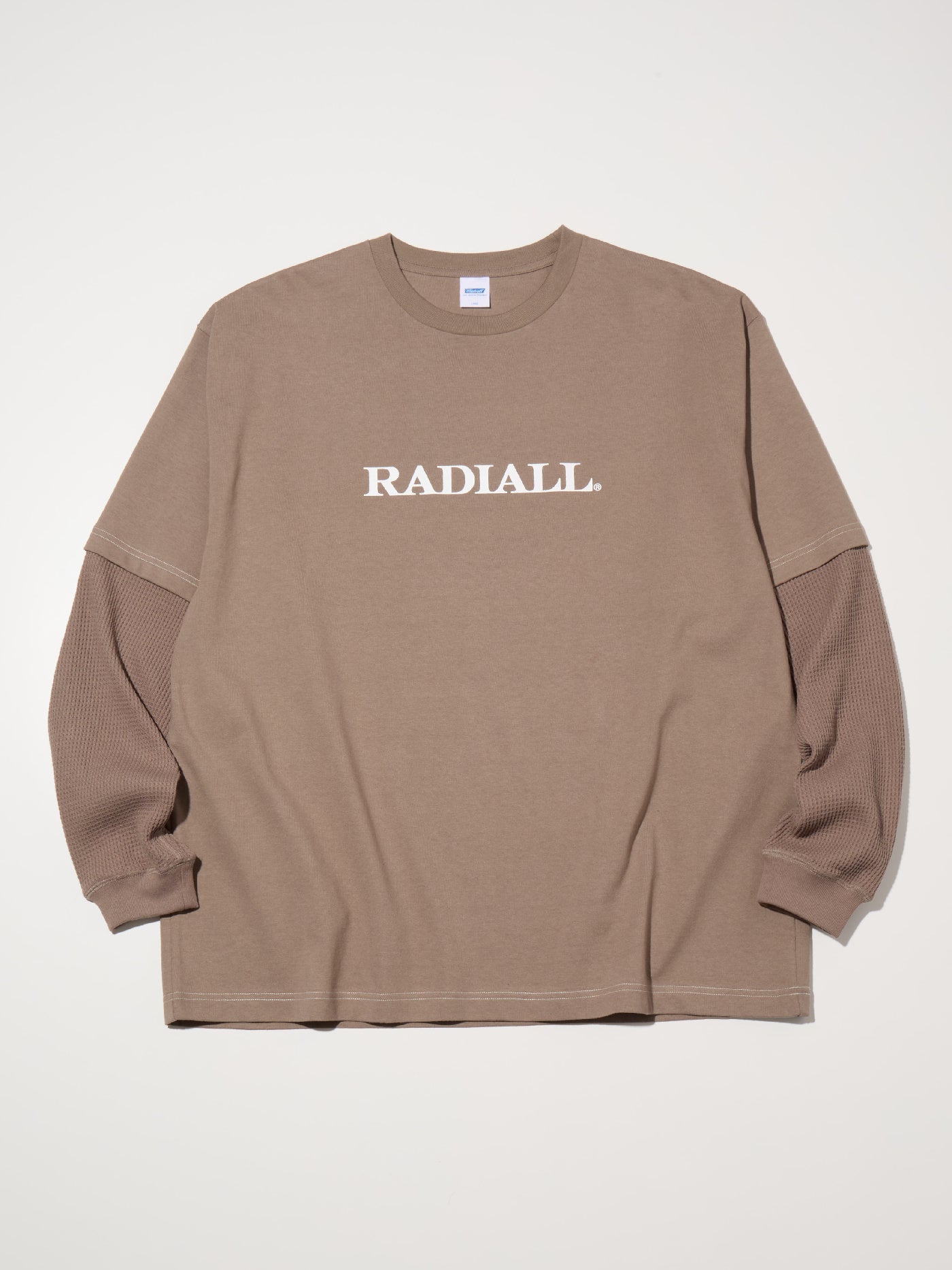 RADIALL | Board Walk - FAKE LAYERED T-SHIRT L/S - Taupe