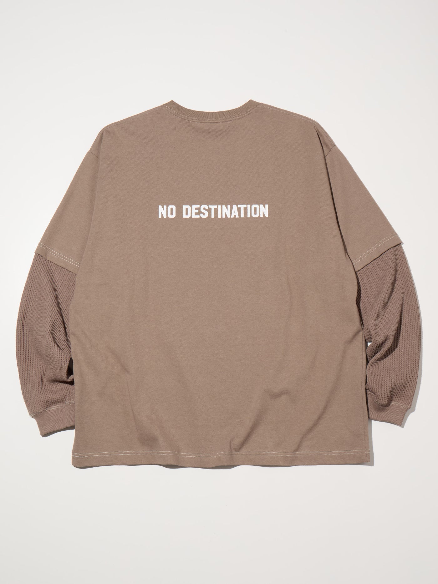 RADIALL | Board Walk - FAKE LAYERED T-SHIRT L/S - Taupe