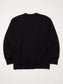 【11.8 (Sat) 12:00 Release】RADIALL | True Deal Pot - CREW NECK SWEATSHIRT L/S - Black