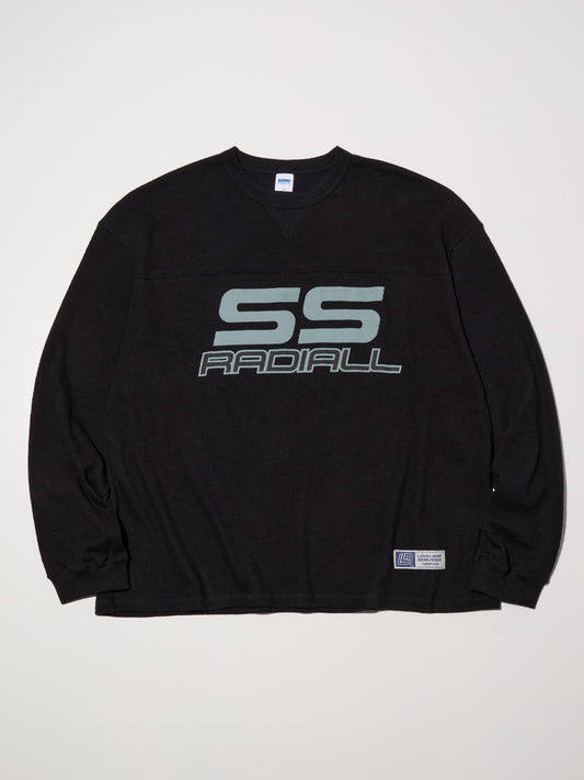 【10.11 (Sat) 12:00 Release】RADIALL | Coupe - FOOTBALL SHIRT L/S - Black