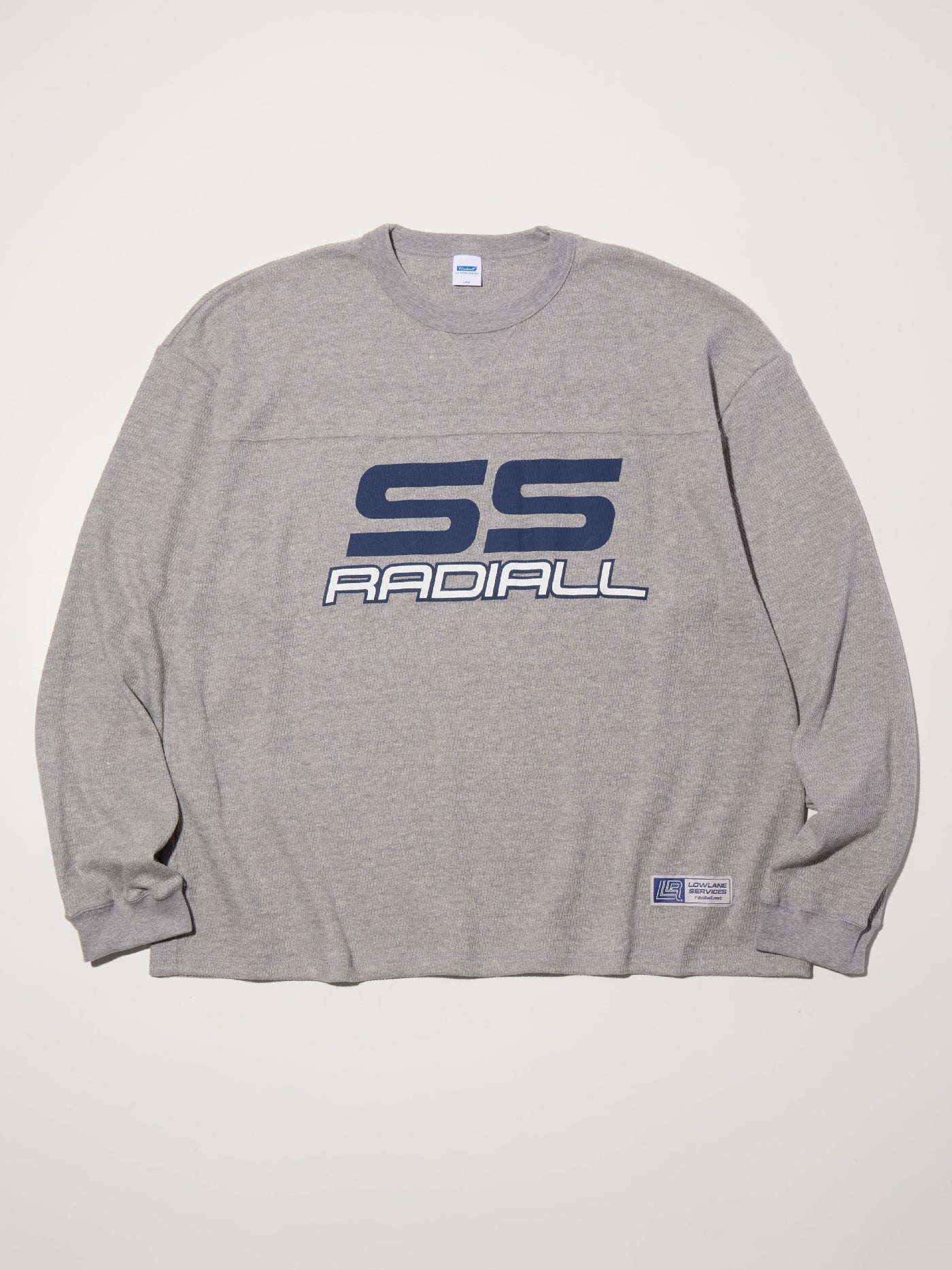 【10.11 (Sat) 12:00 Release】RADIALL | Coupe - FOOTBALL SHIRT L/S - Gray
