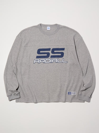 【10.11 (Sat) 12:00 Release】RADIALL | Coupe - FOOTBALL SHIRT L/S - Gray