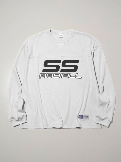 【10.11 (Sat) 12:00 Release】RADIALL | Coupe - FOOTBALL SHIRT L/S - White