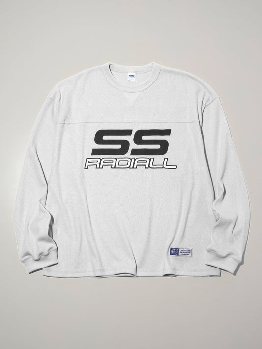 【10.11 (Sat) 12:00 Release】RADIALL | Coupe - FOOTBALL SHIRT L/S - White