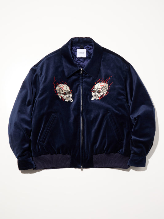 【10.11 (Sat) 12:00 Release】RADIALL | Nozarasi - SOUVENIR JACKET - Navy
