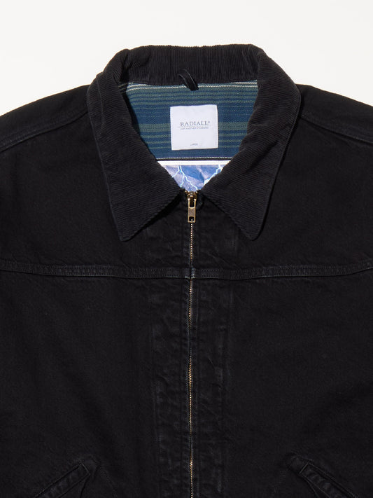 【10.11 (Sat) 12:00 Release】RADIALL | C10 - TRUCKER JACKET - Black