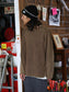 RADIALL | Ludwig - CREW NECK SWEATER L/S - Faded Brown