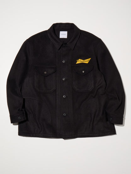 【11.8 (Sat) 12:00 Release】RADIALL | Bowtie - CPO SHIRT L/S - Black