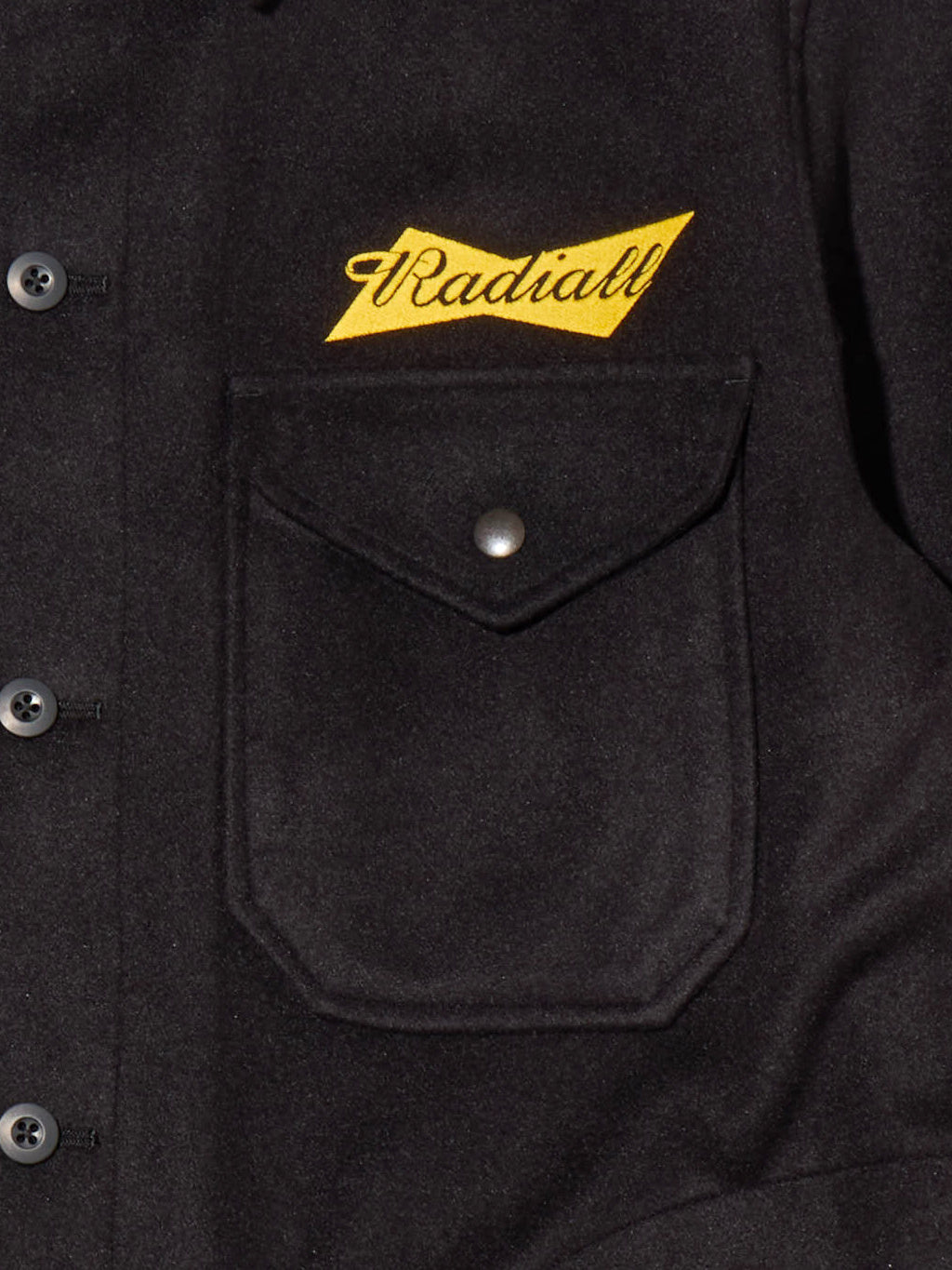 【11.8 (Sat) 12:00 Release】RADIALL | Bowtie - CPO SHIRT L/S - Black