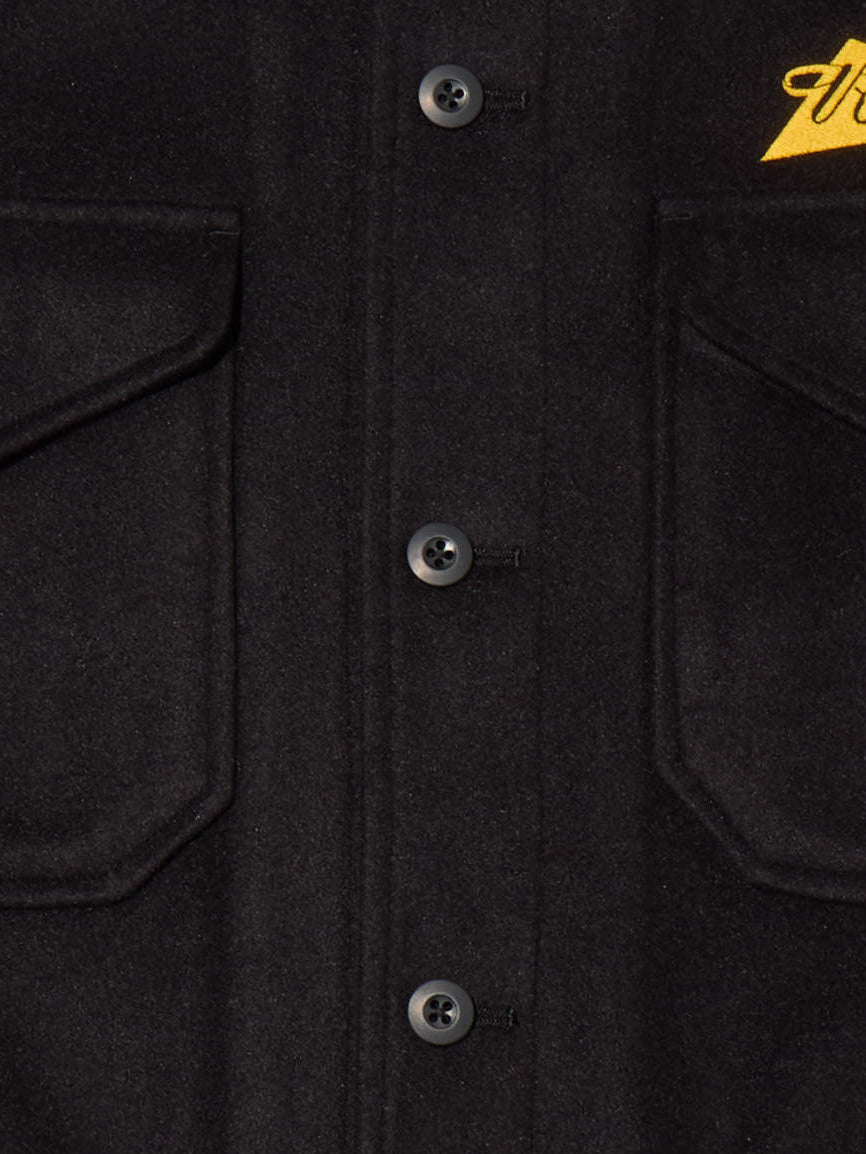 【11.8 (Sat) 12:00 Release】RADIALL | Bowtie - CPO SHIRT L/S - Black