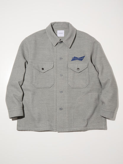 【11.8 (Sat) 12:00 Release】RADIALL | Bowtie - CPO SHIRT L/S - Ash Gray