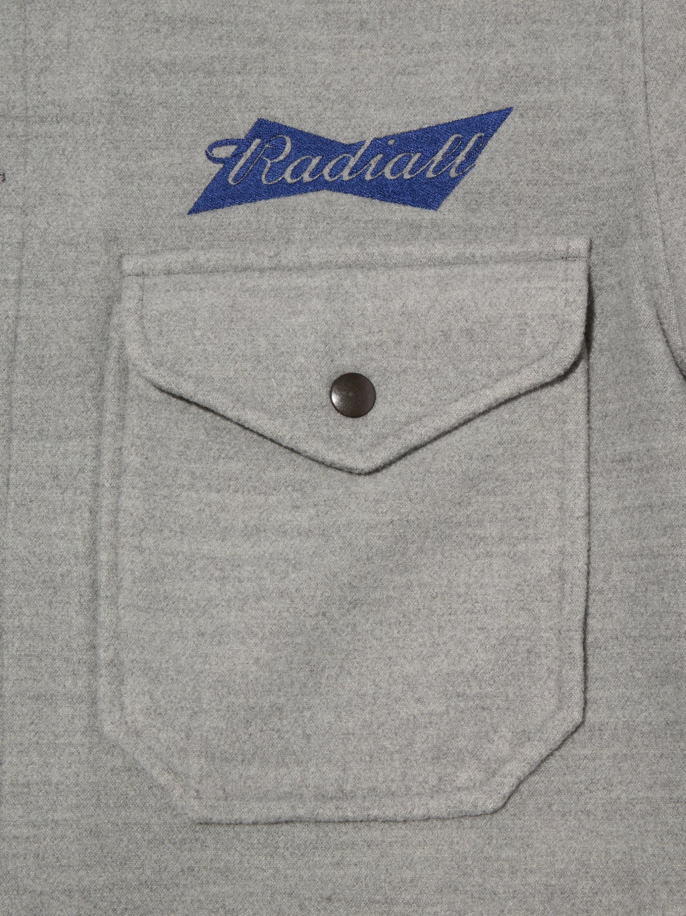 【11.8 (Sat) 12:00 Release】RADIALL | Bowtie - CPO SHIRT L/S - Ash Gray