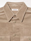 【11.1 (Sat) 12:00 Release】RADIALL | Bricks - REGULAR COLLARED UTILITY SHIRT L/S - Taupe