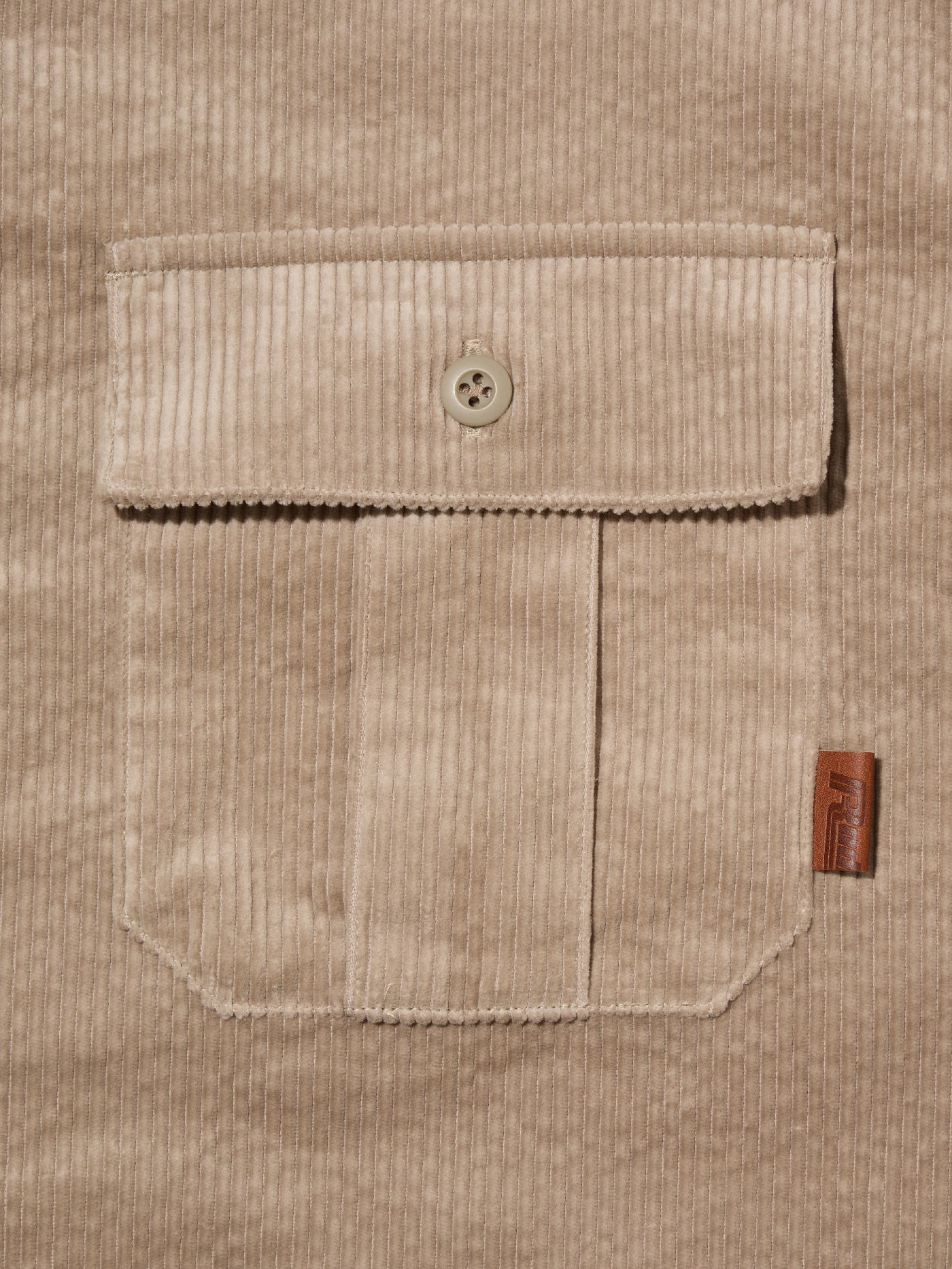 【11.1 (Sat) 12:00 Release】RADIALL | Bricks - REGULAR COLLARED UTILITY SHIRT L/S - Taupe