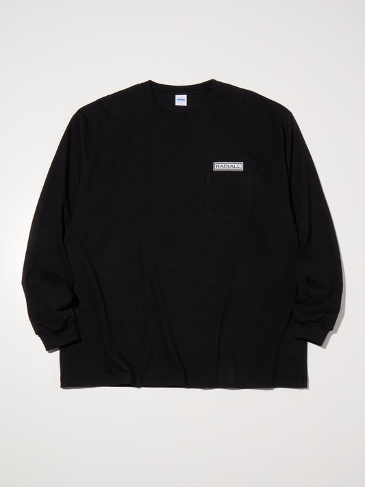 【8.23 (Sat) 12:00 Release】RADIALL | Wheels - CREW NECK T-SHIRT L/S - Black