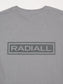 【8.23 (Sat) 12:00 Release】RADIALL | Wheels - CREW NECK T-SHIRT L/S - Steel Gray