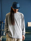 【8.23 (Sat) 12:00 Release】RADIALL | Wheels - CREW NECK T-SHIRT L/S - Steel Gray