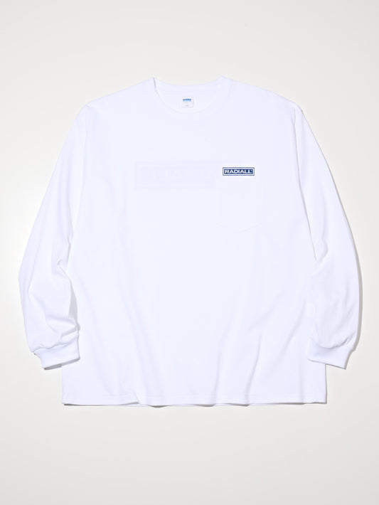 【8.23 (Sat) 12:00 Release】RADIALL | Wheels - CREW NECK T-SHIRT L/S - White