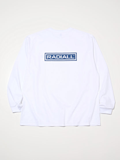【8.23 (Sat) 12:00 Release】RADIALL | Wheels - CREW NECK T-SHIRT L/S - White