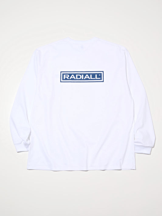 【8.23 (Sat) 12:00 Release】RADIALL | Wheels - CREW NECK T-SHIRT L/S - White