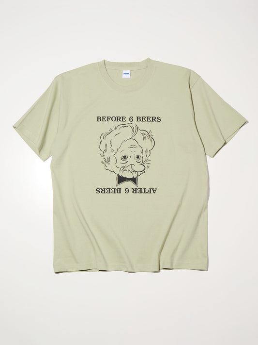 RADIALL | After Beer - CREW NECK T-SHIRT S/S - Sage Green