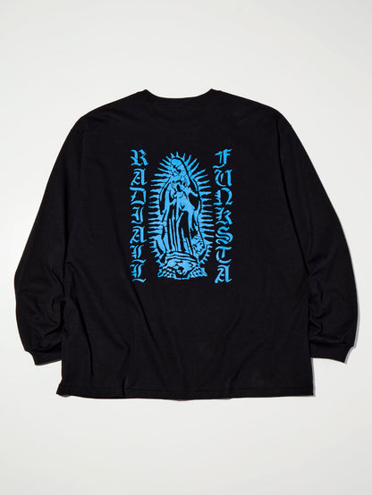 【1.31 (Sat) 12:00 Release】RADIALL | Road Charm - CREW NECK T-SHIRT L/S - Black