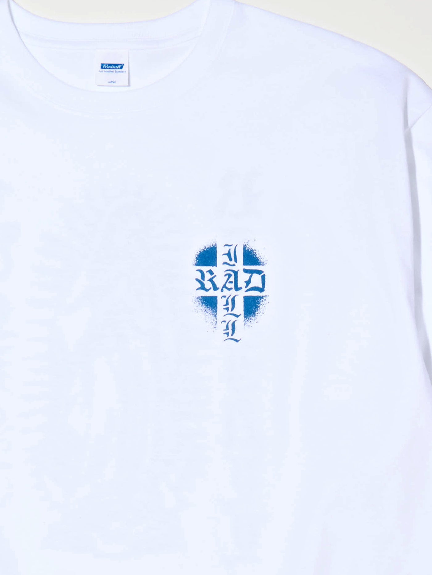 【1.31 (Sat) 12:00 Release】RADIALL | Road Charm - CREW NECK T-SHIRT L/S - White
