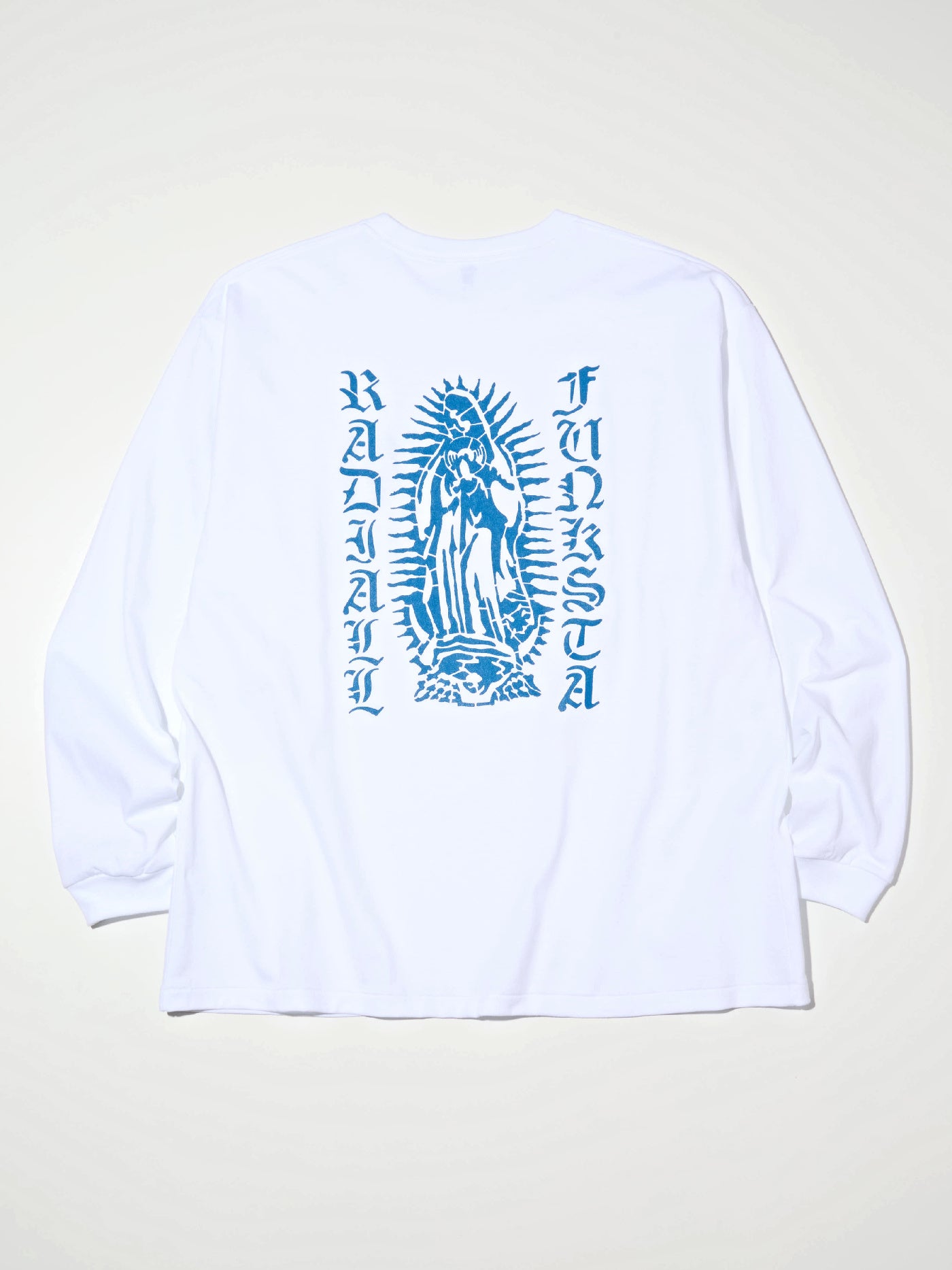 【1.31 (Sat) 12:00 Release】RADIALL | Road Charm - CREW NECK T-SHIRT L/S - White