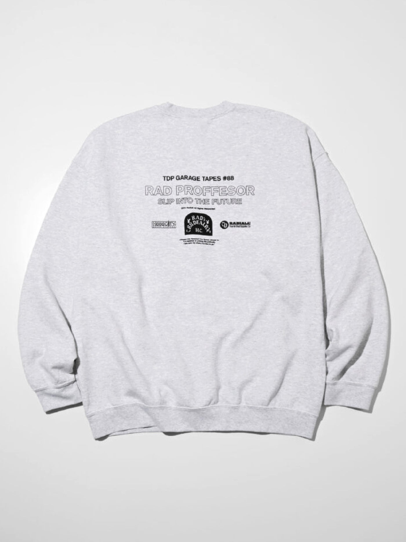 【12.20 (Sat) 12:00 Release】RADIALL | E=Mc2 - CREW NECK SWEATSHIRT L/S - Faded Ash Gray