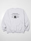 【12.20 (Sat) 12:00 Release】RADIALL | E=Mc2 - CREW NECK SWEATSHIRT L/S - Faded Ash Gray