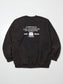 【12.20 (Sat) 12:00 Release】RADIALL | E=Mc2 - CREW NECK SWEATSHIRT L/S - Faded Black