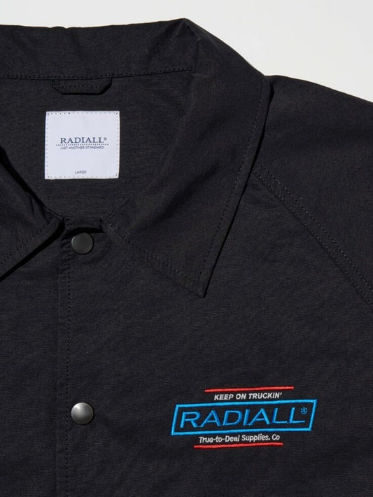 【1.24 (Sat) 12:00 Release】RADIALL | Heartbeat - WINDBREAKER JACKET - Black