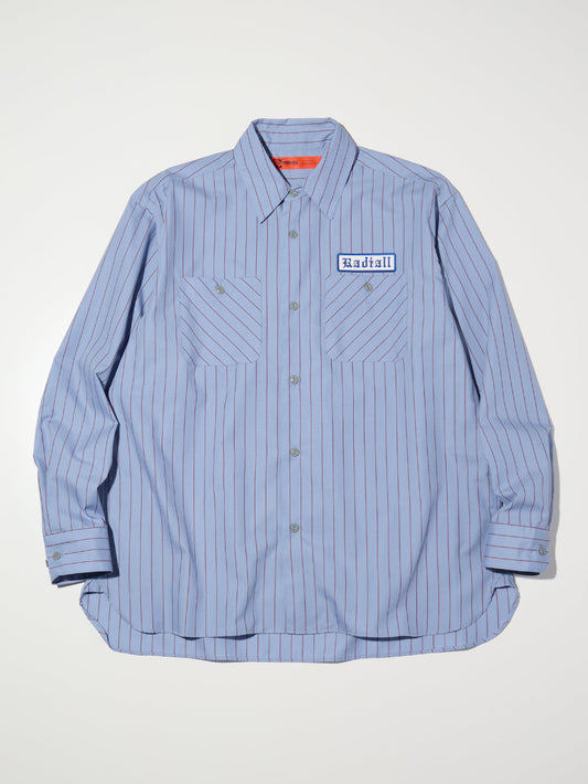 【1.31 (Sat) 12:00 Release】RADIALL | Vox - REGULAR COLLARED SHIRT L/S - Steel Blue
