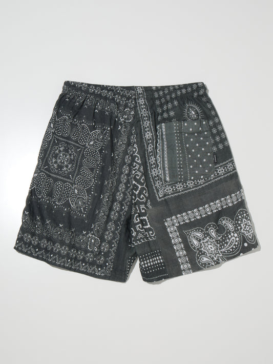 RADIALL | Muscle Shoals - STRAIGHT FIT EASY SHORTS - Shady Black
