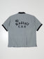 RADIALL | True Deal Pot - OPEN COLLARED SHIRT S/S - Steel Gray