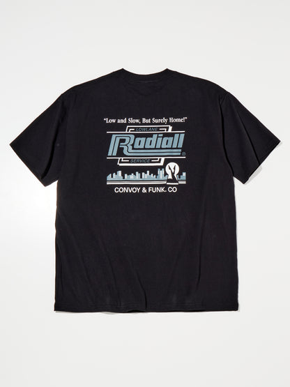 RADIALL | Low and Slow - CREW NECK T-SHIRT S/S - Black