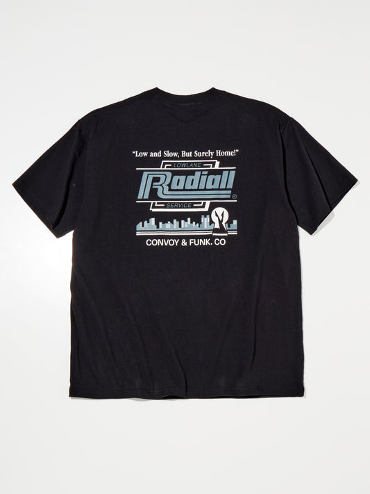 RADIALL | Low and Slow - CREW NECK T-SHIRT S/S - Black