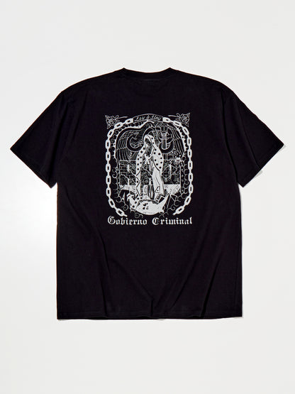 RADIALL | Cradle - CREW NECK T-SHIRT S/S - Black
